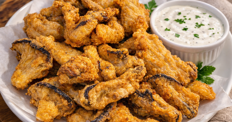Crispy Oyster Mushroom Recipe – Extra Crunchy, Golden & So Easy to Make