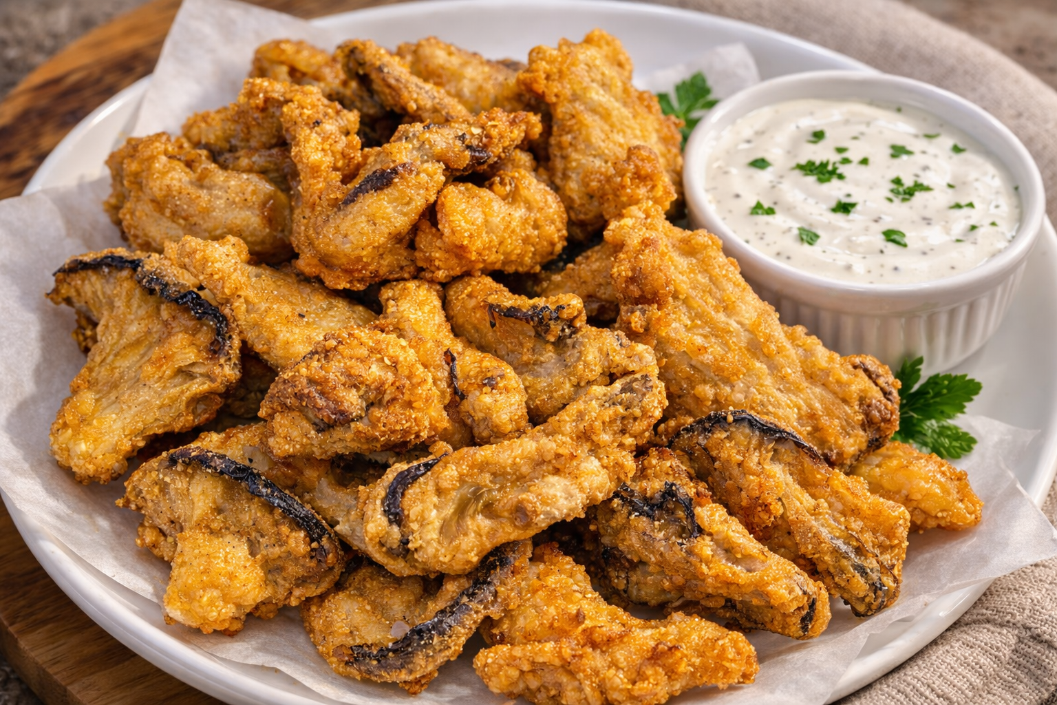 Crispy Oyster Mushroom Recipe – Extra Crunchy, Golden & So Easy to Make