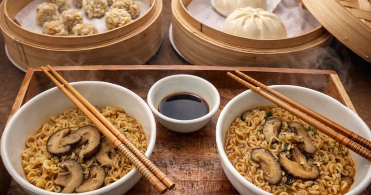 Cozy Ramen Lunch on a Cold Day                          (Inspired by Mampuku)