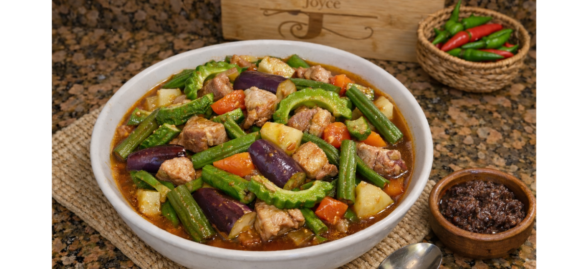 Pinakbet Recipe with Japanese Sweet Potatoes (Filipino Vegetable Stew)