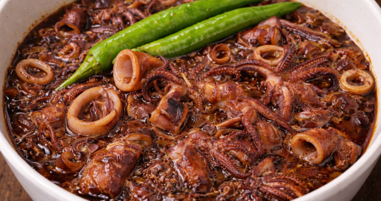 Filipino Squid Adobo (Adobong Pusit)
