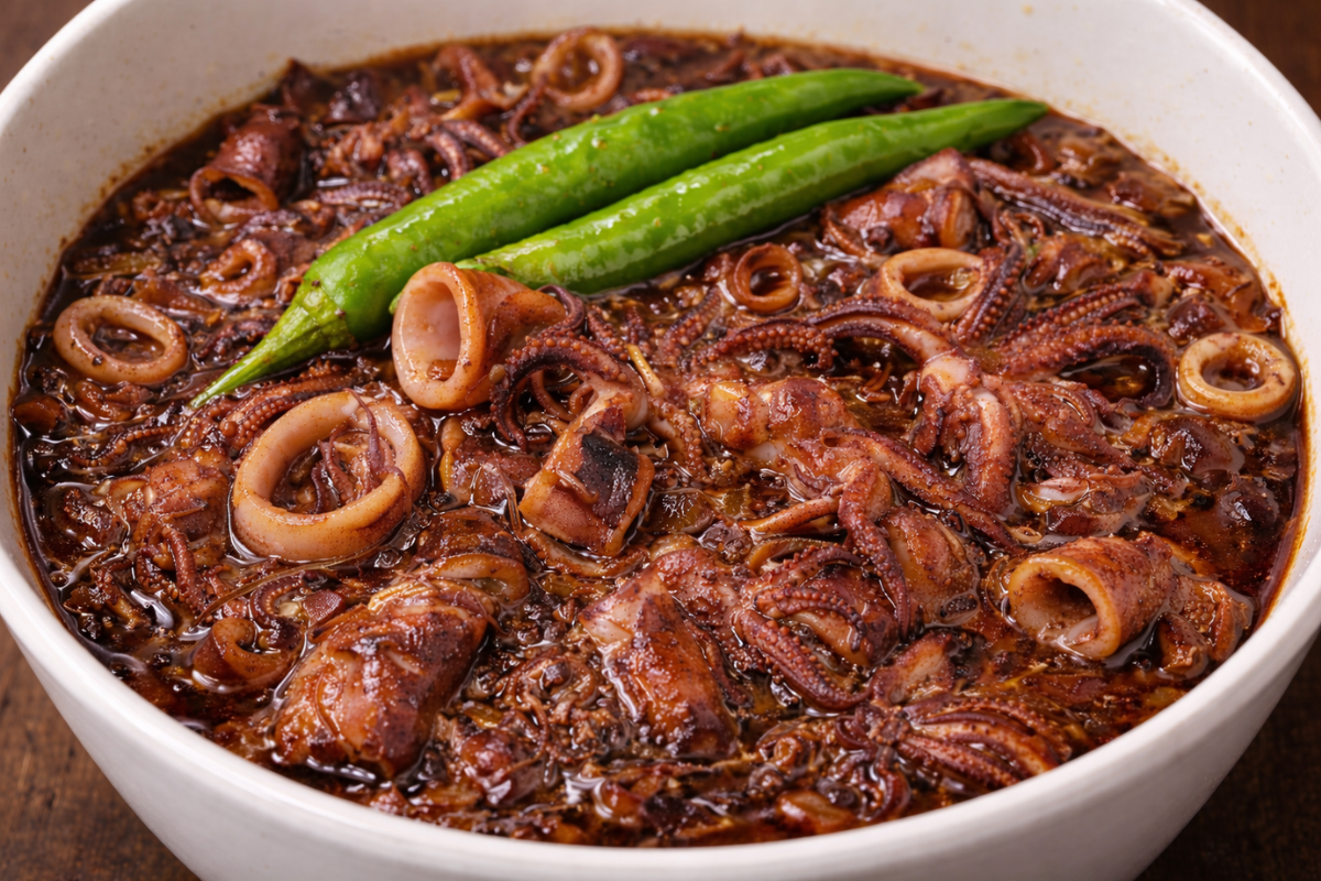 Filipino Squid Adobo (Adobong Pusit)