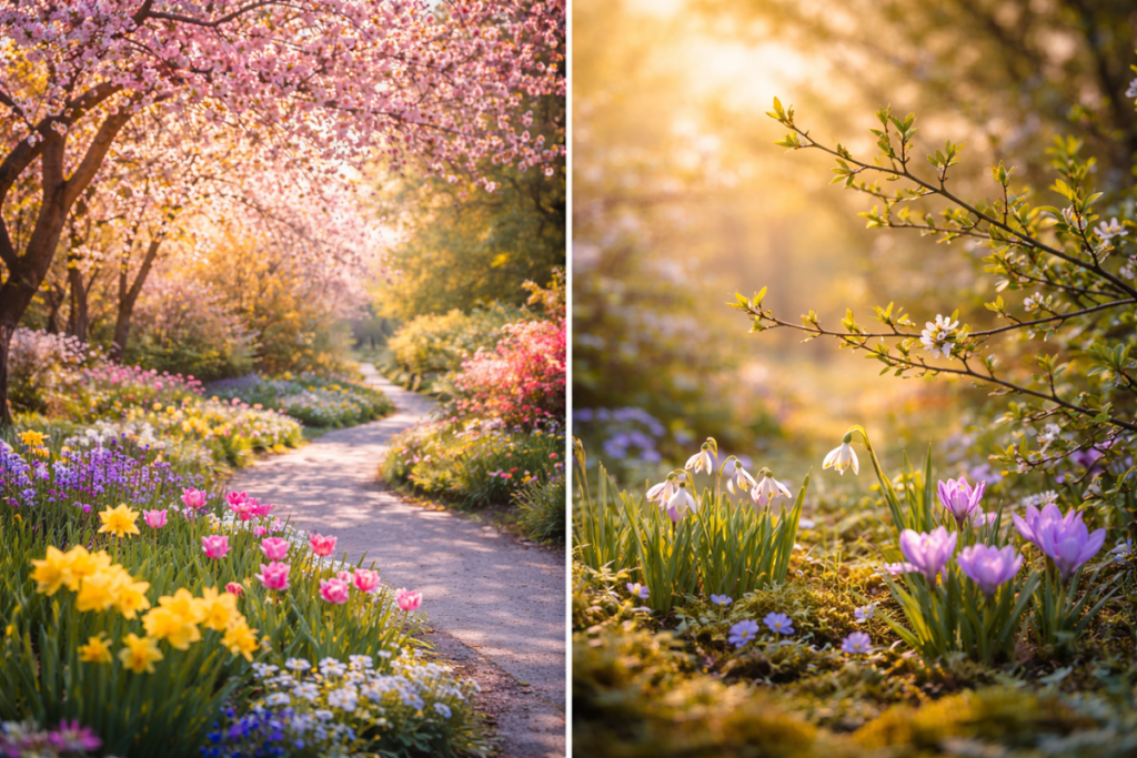 A wide array of colorful flower display