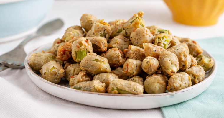 Crispy Fried Okra Recipe from Our Garden