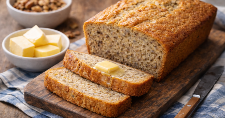 Easy Banana Bread Recipe (Don’t Waste Ripe Bananas)