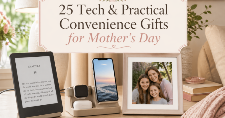 25 Tech & Practical Convenience Gifts for Mother’s Day