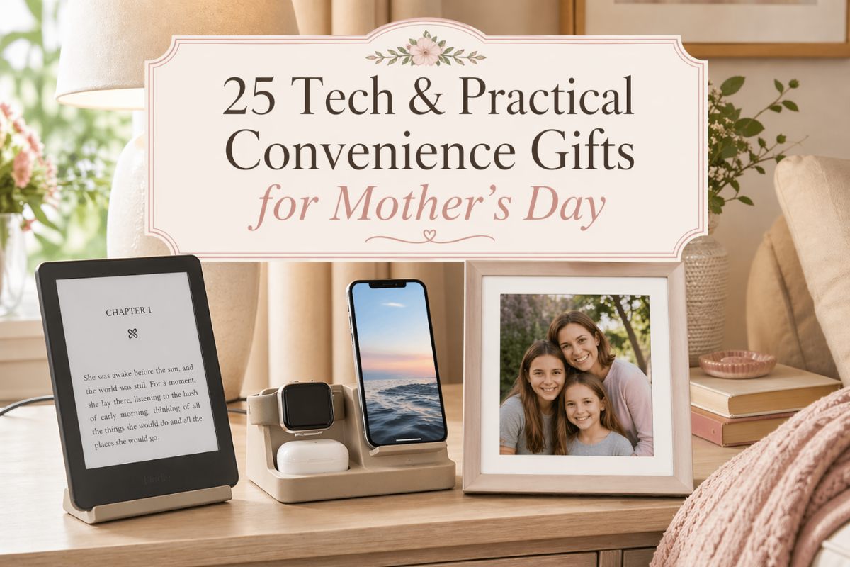 25 Tech & Practical Convenience Gifts for Mother’s Day